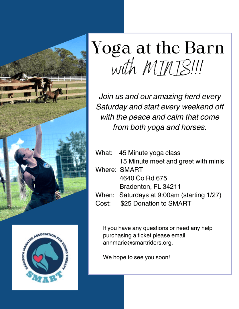 Yoga at the Barn with Minis – Feb 17, 2024